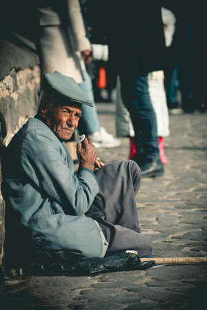 Diyarbakir, Turkey - January 15, 2021: Diyarbakir historical bridge and people playing clarionのeditorial素材