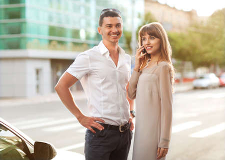 couple talking on the phone