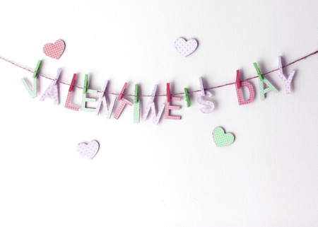 The words Valentineの写真素材
