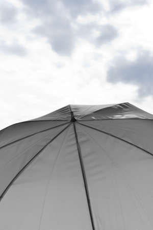 White Umbrella under skyの写真素材