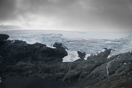 Glacier in mountains of Norway の写真素材