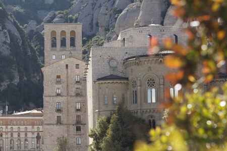 Montserrat Monastery, mountains near Barcelona, Spain