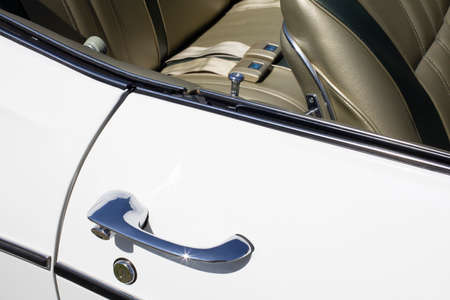 Side door of a classic car