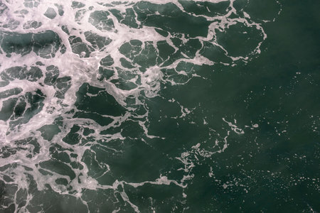 Emerald green ocean water