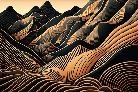 Mountain landscapeの写真素材