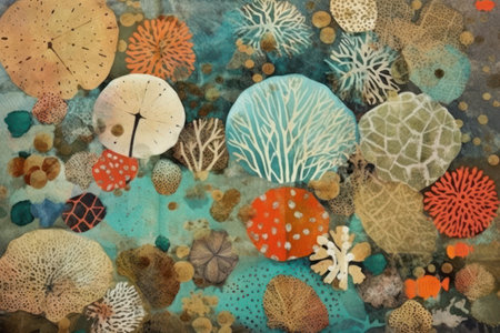 Corals and sand dollarsの素材
