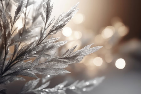 Silver frosted branchの素材