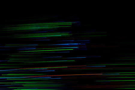 speed light line motion blur on dark background