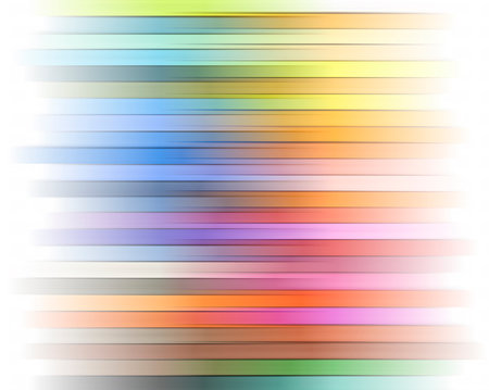 Abstract lights trails, motion blur effect on white background