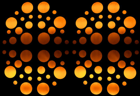 Light orange circles