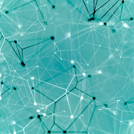 Plexus connections abstract background, digital art work.