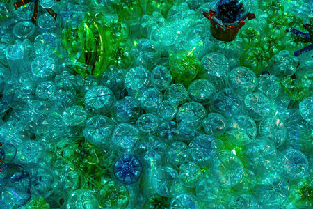 plastic bottle recycled for reuse