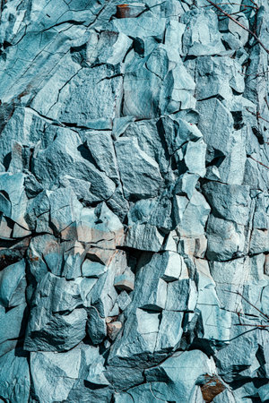 blue natural rock texture, close viewの写真素材