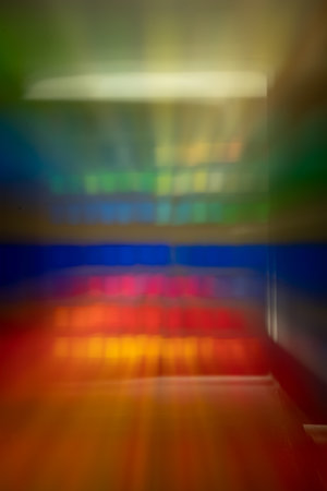 abstract colored lines motion blurredの写真素材