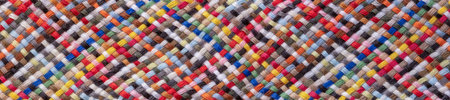 striped multicolored fabric, macro view, high resolution