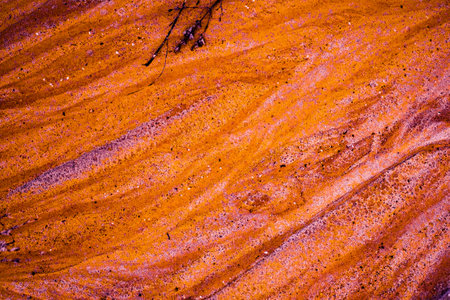 Abstract color sand texture at kaolin mine