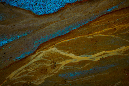 Abstract color sand texture at kaolin mine