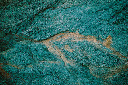 Abstract color sand texture at kaolin mineの写真素材