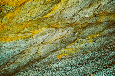 Abstract color sand texture at kaolin mineの写真素材