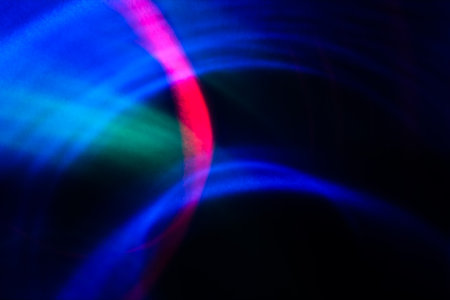 abstract soft motion light in the dark