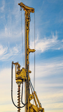 heavy duty Rotary drilling machineの写真素材