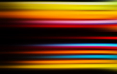 motion light trails on the dark backgroundの写真素材