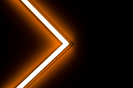neon lights, abstract background, glowing linesの写真素材