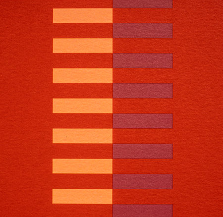 A dense industrial sheet of grey paper with a textured surface and geometric shapesの写真素材