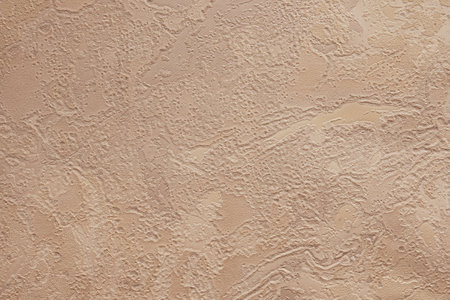 Design bedroom wall or reception room decorated with a wallpaper texture background. Abstract linen tone color beige, sepia and with creamの写真素材