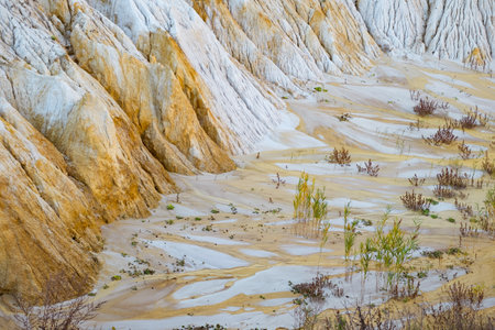 kaolin open pit mine, Vetovo village area, Bulgaria