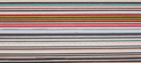Sheets of colored paper, close viewの写真素材