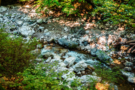 Ramet gorges from Transylvania, Trascau mountains, Alba county, Romaniaの写真素材