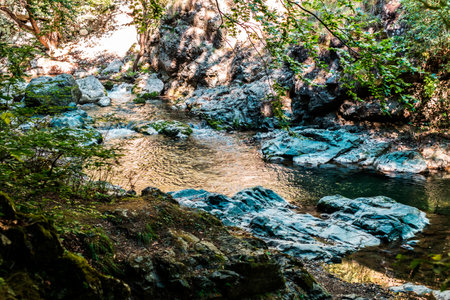 Ramet gorges from Transylvania, Trascau mountains, Alba county, Romaniaの写真素材