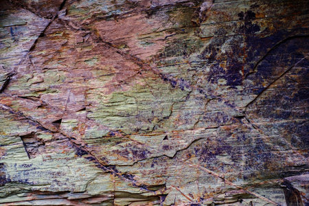 abstract multi colored stone layers