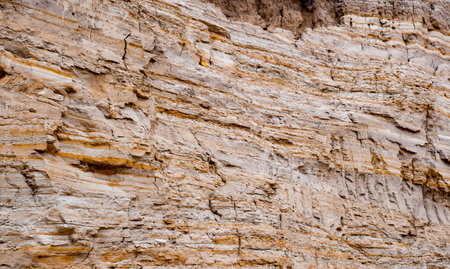 colored texture layers of the earthの写真素材