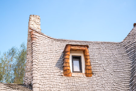 Porumbacu Village, Romania - 14 September 2019. people visiting Clay Castle of the Fairy Valley in Porumbacu de Sus, Romaniaのeditorial素材
