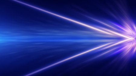 Panoramic high speed technology concept, light abstract backgroundの素材