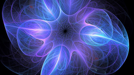abstract plant background, fractal illustration for creative designの素材