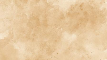 Old paper, Beige watercolour texture for cards, flyers, poster, banner, Brushstrokes and splashes, Painted template for designの素材