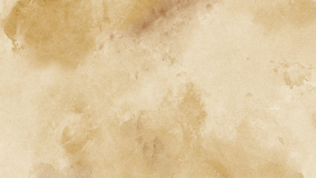 Old paper, Beige watercolour texture for cards, flyers, poster, banner, Brushstrokes and splashes, Painted template for designの素材