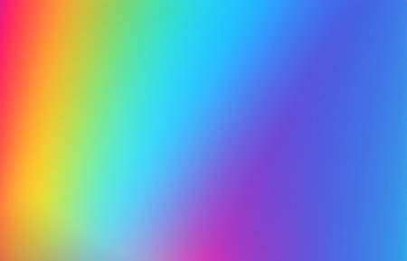 Rainbow light prism effect, Hologram reflection, crystal flare leak shadow overlay, Abstract blurred iridescent light backdropの素材