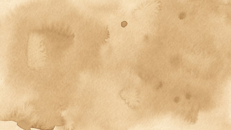Old paper, Beige watercolour texture for cards, flyers, poster, banner, Brushstrokes and splashes, Painted template for designの素材