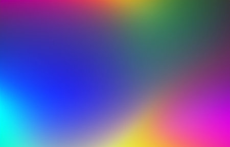 Rainbow light prism effect, Hologram reflection, crystal flare leak shadow overlay, Abstract blurred iridescent light backdropの素材