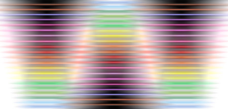 Abstract light trails on the light backgroundの写真素材
