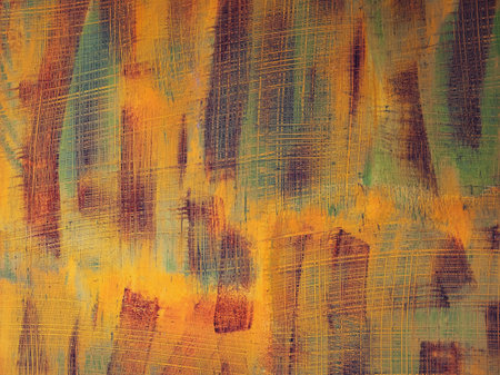 abstract oil paint texture on the rough wallの写真素材
