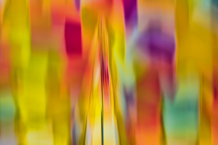 Multicolored sticky paper notes, motion blur effect, soft focusの写真素材