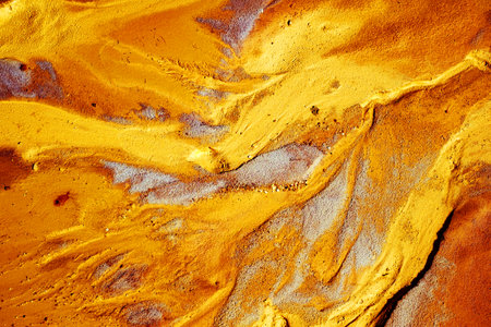 sand texture on the beachの写真素材