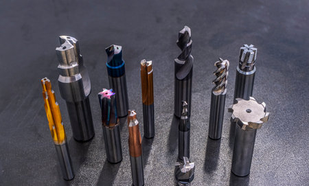 The tool for CNC milling machineの写真素材