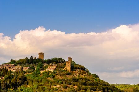 View of Tuscany countryside in springの写真素材