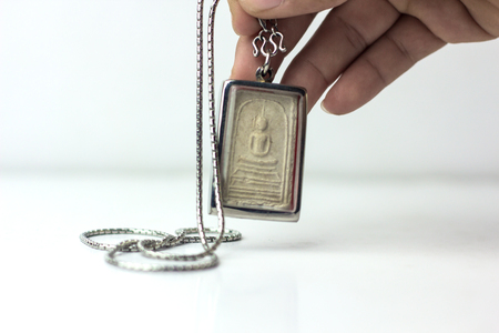 Pendant Amulet Amulet in thailand.の写真素材